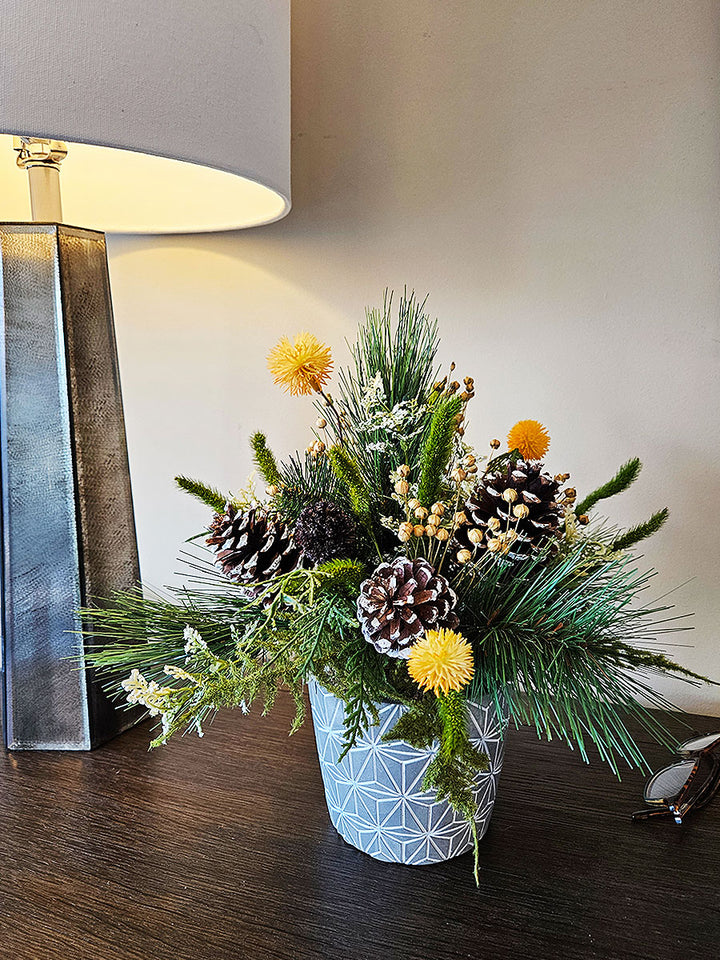 Winter Reflections DIY Floral Arrangement